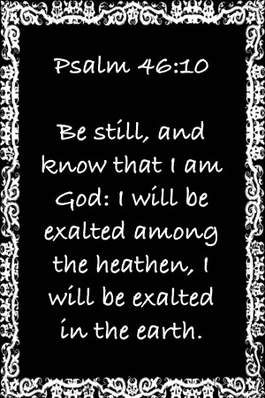 Psalm 46 10 10BW